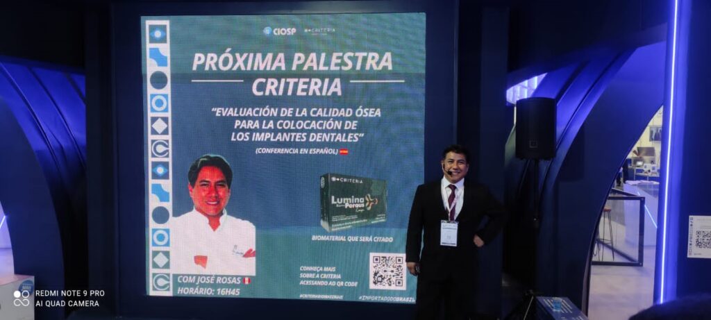Dr. José Rosas participó en Congreso Internacional de Odontología desarrollado en Brasil